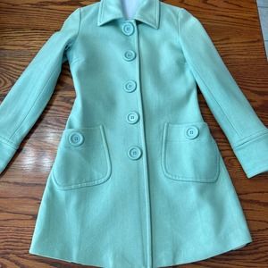Teal Trench Coat